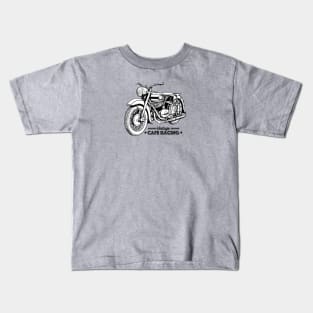 Vintage Cafe Racing Motorcycle Kids T-Shirt